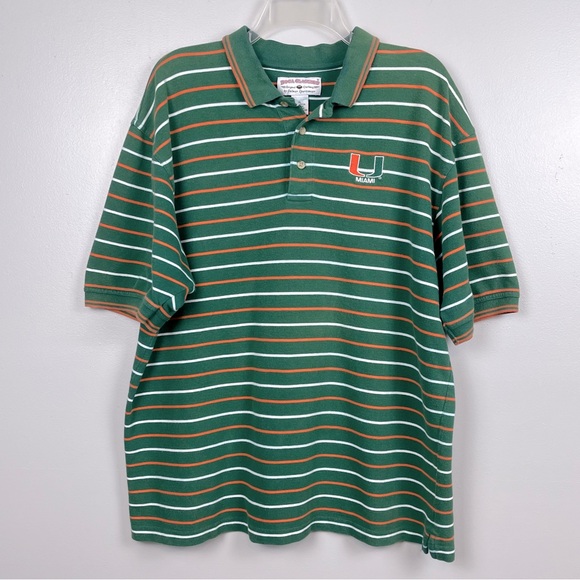 Bocca Classics Miami Hurricanes Polo Size XL; College Football, Sports, The U - Picture 1 of 10